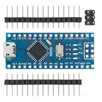 Placa de Desarrollo Mini CH340G Nano V3.0 con Controlador ATmega328, Interfaces Tipo-C, Micro USB y Nano 3.0