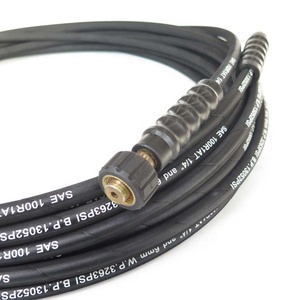 R2 3/8 Limpiador de lavado de coches de goma de agua de alta temperatura <span class=keywords><strong>Manguera</strong></span> y <span class=keywords><strong>pistola</strong></span> de lavado de alta presión - Product Image 3