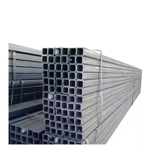 High Quality Cold Rolled Black Rectangular Pipe Galvanized Welded Seamless Rectangular Tube S235 345 355 Square Hollow Section