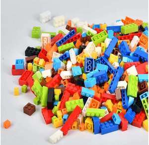 Juego de Bloques de Construcción Clásicos de Plástico, 500/1000 Piezas, Bloques de Juguete DIY, Juego de Bloques de Construcción Básicos Compatibles con las Principales Marcas - Product Image 5