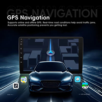 Podofo 9'' 4+64GB Stereo Mobil DAB Terintegrasi Double Din Android CarPlay Android Auto GPS/WiFi/FM/RDS/Hi-Fi/Layar Sentuh IPS ODM/OEM
