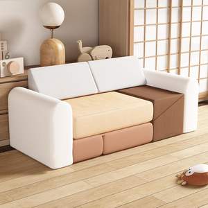 सुरक्षित फोल्डेबल कार्टून आकार टॉडलर सोफा बिस्तर चढ़ाई क्रॉल ब्लॉक सॉफ्ट प्ले उपकरण 4-6y यूनिसेक्स वेटीन कपड़े कवर - Product Image 6