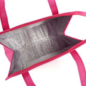 Sac isotherme en aluminium pour livraison de repas frais, courses et déjeuners, vente en gros d'usine OEM - Product Image 3