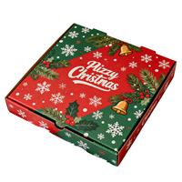 Cajas de Cartón Corrugado Ecológicas, Desechables, de Grado Alimenticio, para Pizza y Sushi, Personalizadas, con Impresión a Color y Diseño Plegable