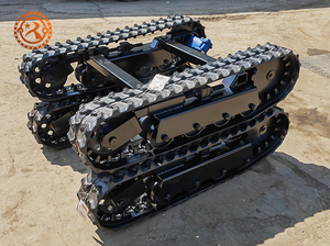 Индивидуальная резиновая гусеничная ходовая часть для гусеничных транспортных средств обеспечивает высокую мощность и стабильность на любой местности, разработана для погрузчиков грузоподъемностью 2 тонны. - Product Image 6