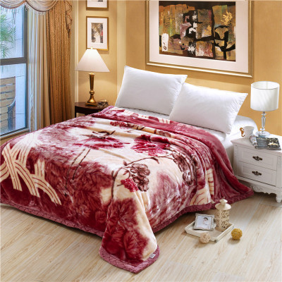 Лидер продаж, супер уютное плотное теплое Норковое свадебное одеяло Raschel, постельное белье для дома