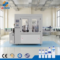 Machine d'étiquetage automatique industrielle de haute précision à colle chaude pour bouteilles en plastique et en verre, de type linéaire, pour ligne de production en usine