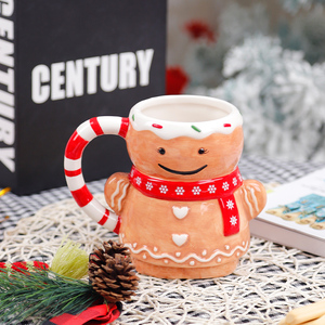 Redeco Creative <strong>Christmas</strong> Series Coffee Water Milk Tea Snowman Mug Cute <strong>Christmas</strong> Cup Ceramic <strong>Christmas</strong> Mug for <strong>Gifts</strong> - Product Image 3