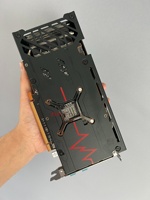 Carte graphique de jeu d'occasion RX 6600 XT 8 Go GDDR6 128 bits avec refroidissement par ventilateur, haute performance pour PC de bureau