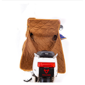 Housse de pare-brise pour véhicule électrique, imperméable, doublée de polaire, épaisse, pour moto et vélo électrique, utilisation automne-hiver - Product Image 5