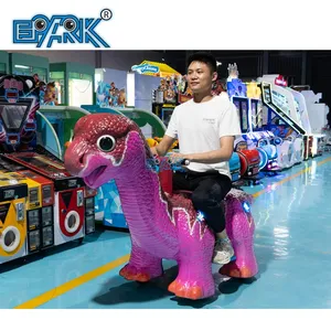 Carro elétrico animal para shopping, passeio de brinquedo em dinossauro inflável