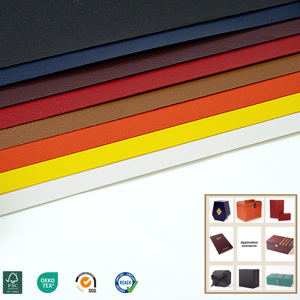 ZHICAI Customized Resin Faux Leather <strong>Textured</strong> Biodegradable Paper Imitation Embossed Leatherette Leather Grain Bookbinding <strong>Box</strong> - Product Image 3