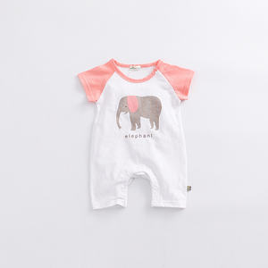 Boutique en ligne Chine Vente en gros Vêtements pour bébés nouveau-nés Combinaison pour bébé à motif animal mignon - Product Image 5