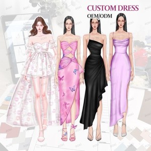 ชุดเดรสปาร์ตี้ตอนเย็นปกเข้ารูปสำหรับไปงานพร็อพขนาดเล็ก50ชิ้นของพรีเมี่ยมสั่งผลิตได้จากโรงงาน2025 - Product Image 1