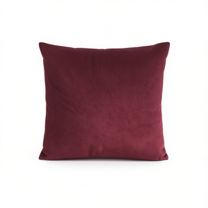 Cuscino Elegante Antelina Ice Point Velvet Rosso Vino 60*60, Cuscino per Seduta e Decorazione - Product Image 1