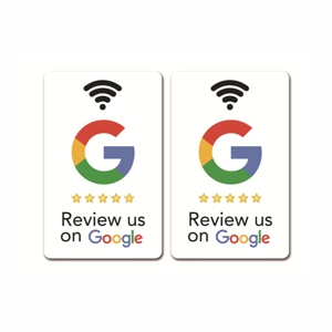 Carte NFC intelligente pour avis Google, marketing des entreprises, restaurants et boutiques, TikTok, Instagram, Facebook - Product Image 1