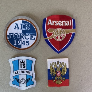 Étiquette tissée personnalisée en fer avec logo, en polyester et coton, à coudre sur les vêtements et les sacs, étiquettes principales lavables pour vêtements - Product Image 1