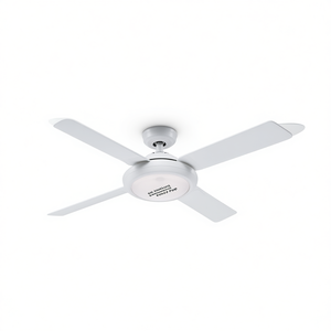 Ventilateur de plafond moderne encastré 42 pouces avec éclairage LED, 6 vitesses, moteur DC réversible, télécommande, pour chambre à coucher, style ferme - Product Image 1