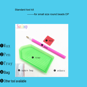 Peinture imprimée de haute qualité avec <span class=keywords><strong>broderie</strong></span> <span class=keywords><strong>diamant</strong></span> motif cerf mère et bébé, style européen, sur toile acrylique, pour enfants - Product Image 4