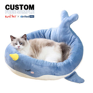 Groothandel Schattige Eendenwalvis Konijn Ontwerp Korte Pluche Hond Kat Slaapbed - Product Image 1