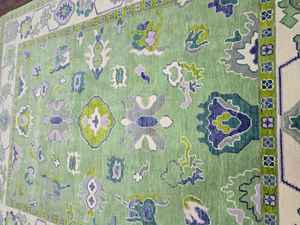 Customizable Size Modern <b>Pastel</b> Hand-Knotted Wool Turkish Knott <b>Rugs</b> Abstract Pattern for Home Hotels and Interiors - Product Image 3