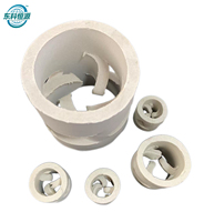 Anneaux de remplissage en céramique Pall de 50 mm pour colonnes de séchage, de lavage et d'absorption – Service de découpe sur mesure disponible