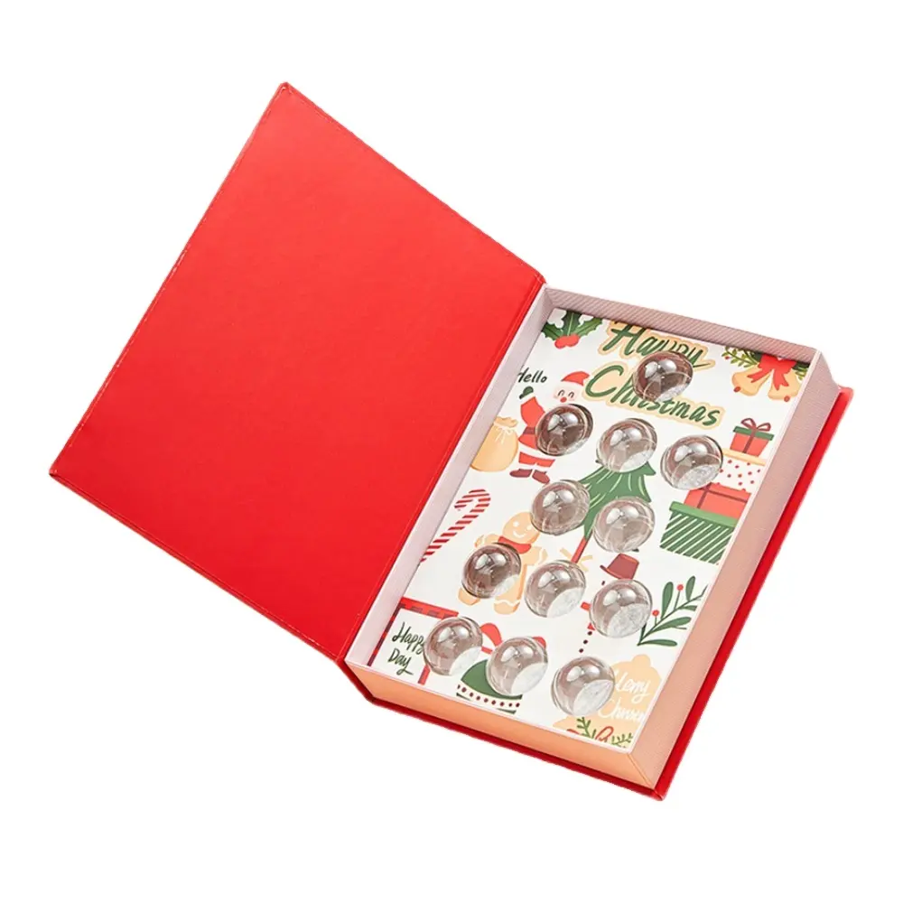 Neues Design Luxus Großhandel kundenspezifisches bedrucktes Design Geschenkverpackung Buchform magnetische Box für Dekoration