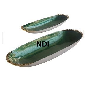 Top décoration collations pâtes ou aliments servant forme personnalisée plateau décoratif dîner ou Dessert bois plateau de service fête Ware Table - Product Image 5