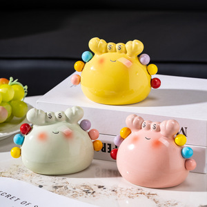 Juego <span class=keywords><strong>de</strong></span> Tenedores para Fruta con Forma <span class=keywords><strong>de</strong></span> <span class=keywords><strong>Cangrejo</strong></span>, Accesorios Deliciosos para Postres, Mini Tenedores Bonitos, Contenedor <span class=keywords><strong>de</strong></span> Cerámica para Guardar, Platos para Fruta - Product Image 4