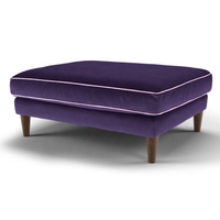 Pouf en bois en tissu de velours moderne, repose-pieds pour salon, canapé, chambre à coucher, hôtel, salle de sport, style chaise de loisirs