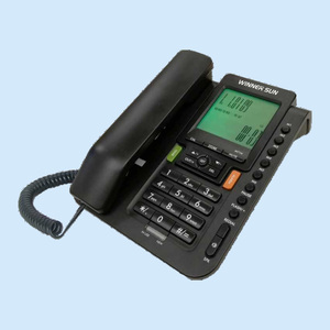 Vorwahl Wählen Zurück Anzeigen NEUER Total-Eingangs anrufe Filter Lokaler Code DTMF/FSK-kompatibles kabel gebundenes Telefon - Product Image 1