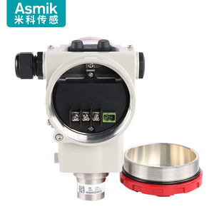 เครื่องส่งสัญญาณแรงดันซิลิคอนโมโนคริสตัลไลน์ Asmik 4-20mA IP65 สแตนเลส สำหรับอากาศ น้ำเสีย และน้ำประปา - Product Image 1