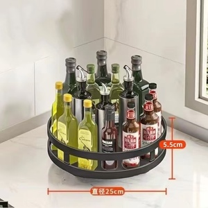 360 ° di rotazione <span class=keywords><strong>portaspezie</strong></span> Multi-strato di spezie lattine condimenti vassoio di stoccaggio multifunzionale bagno scaffale organizzatore cucina - Product Image 6