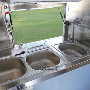 Hot Selling Eco-Friendly Stainless Steel <strong>Ice</strong> <strong>Cream</strong> &amp; Kebab Mobile Food <strong>Trailer</strong> with Coffee Station Made in China - Product Image 6