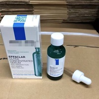 Crème et sérum liquides éclaircissants et anti-âge pour le visage 30g, à la niacinamide et à l'acide hyaluronique, en emballage métallique, qui peuvent raffermir