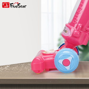 Cinque stelle nuovo bambino elettrico di pulizia <span class=keywords><strong>giocattoli</strong></span> <span class=keywords><strong>aspirapolvere</strong></span> palle rotanti suoni luce giocattolo educativo di plastica per i bambini - Product Image 3