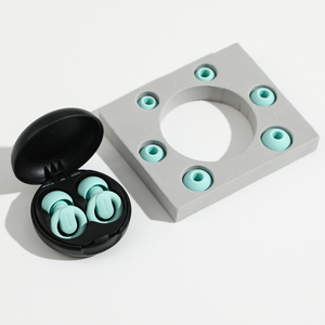 Custom Logo 4 Size Sleeping Earplugs Noise Reduction Shooting Ear Protection Soundproof Reusable Silicone Ear <b>Plugs</b> for Sleep - Product Image 4