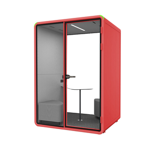 Cabine de réunion privée insonorisée pour 2 personnes, bureau de start-up, cabine acoustique mobile, cabine silencieuse - Product Image 4