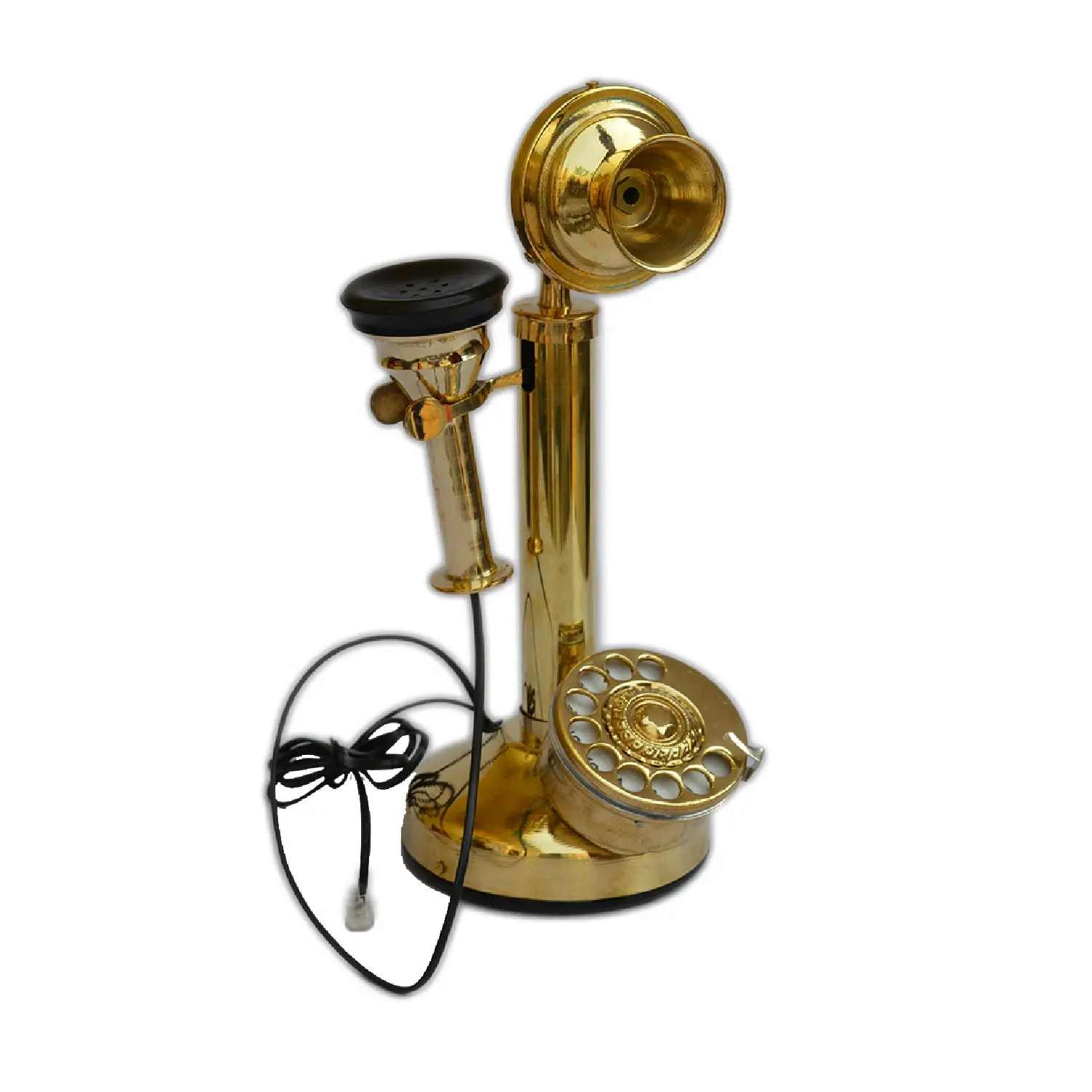 오래 된 테마 디자인 전화 장식 황동 금속 디자인 최고의 홈 장식 및 테이블 탑 장식 디자인 골동품 전화