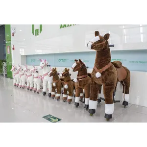 Boa qualidade passeio a cavalo animais kiddie zippy passeio brinquedo cavalo sobre rodas