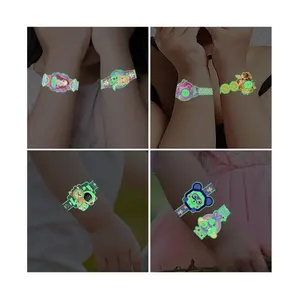 Children's temporary waterproof cartoon watch luminous tattoo stickers for kids