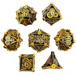 <span class=keywords><strong>Juego</strong></span> <span class=keywords><strong>de</strong></span> Dados Poliédricos <span class=keywords><strong>de</strong></span> Lujo <span class=keywords><strong>de</strong></span> 7 Piezas <span class=keywords><strong>de</strong></span> Cobre Puro para Juegos <span class=keywords><strong>de</strong></span> Mesa - Product Image 1