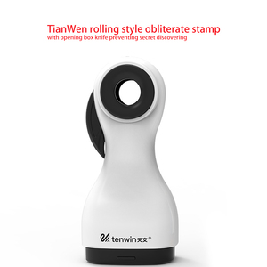 TENWIN Rouleau d'identification et ouvre-boîte, tampon effaceur secret avec 10 ml de bouteille d'encre noire - Product Image 3