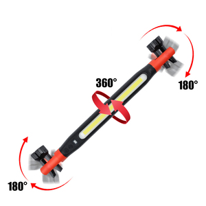 Lampe <span class=keywords><strong>de</strong></span> travail magnétique pliable WL80 avec stroboscope rouge, lampe d'inspection LED rechargeable USB-C 800 lumens pour mécaniciens, camping - Product Image 6