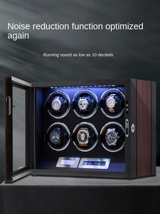 กล่องโชว์นาฬิกาทำจากไม้ทรงสี่เหลี่ยมพร้อมตัวล็อคลายนิ้<span class=keywords><strong>ว</strong></span>มือทำงานอัตโนมัติ - Product Image 3