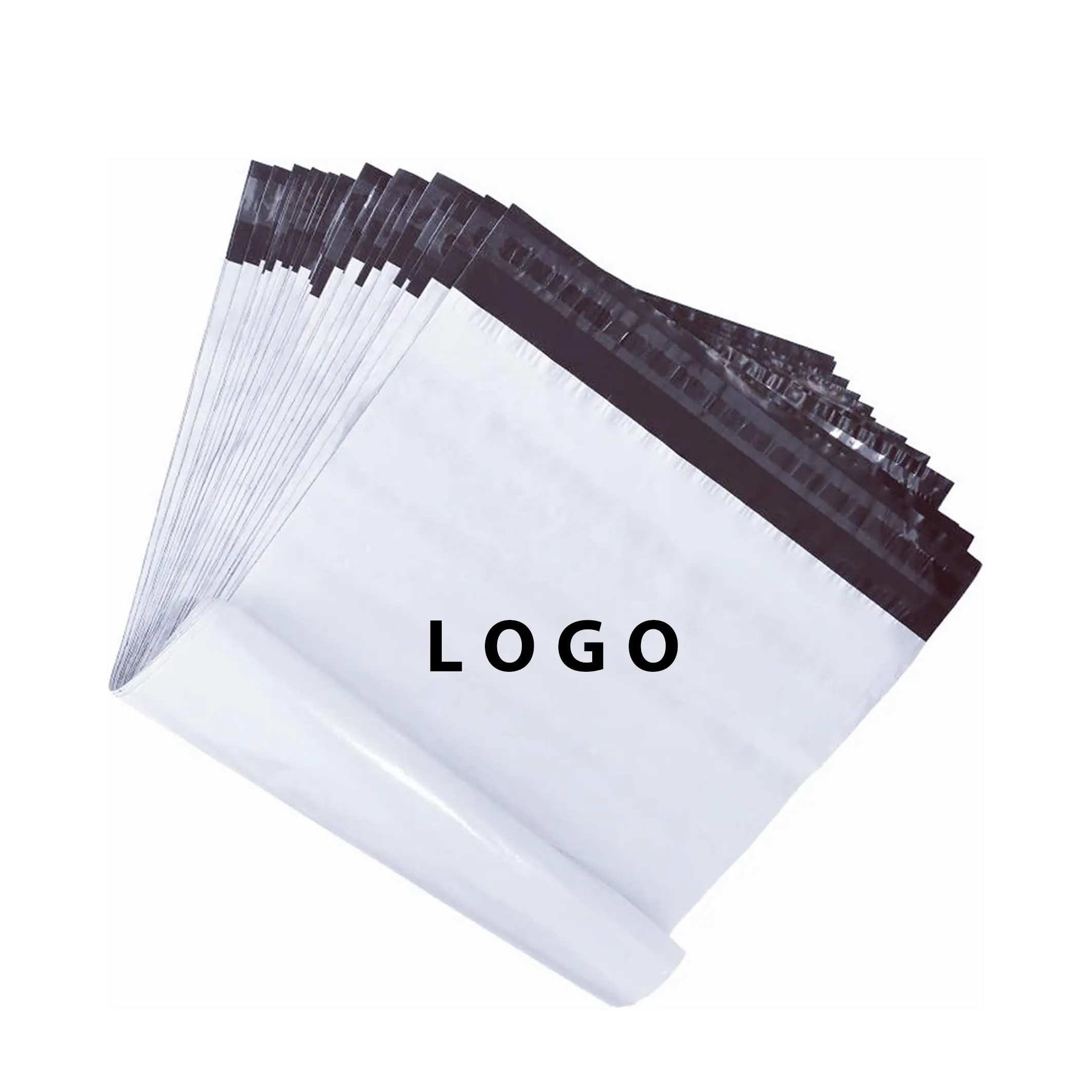 Preisgünstige niedrige MOQ kundenspezifisches Logo umweltfreundliche einweg-versandumschläge aus Kunststoff Poly-Mailboxen Express-Kurier-Versandtasche