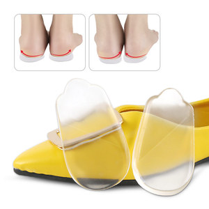 Semelles orthopédiques auto-adhésives JOGHN à double face en gel pour la correction des jambes arquées ou en X, coussinets de talon pour chaussures - Product Image 1