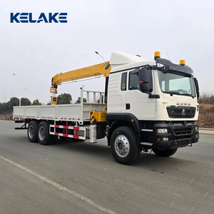 Camion grue Howo 6x4 à prix d'usine avec flèche télescopique hydraulique de 12T 360° °   Grue de levage montée sur camion de transport pour la logistique - Product Image 5
