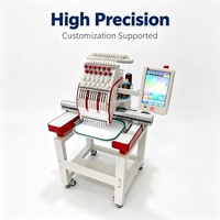 Machine à broder multi-aiguilles efficace, machine à broder informatisée pour des motifs multicolores détaillés