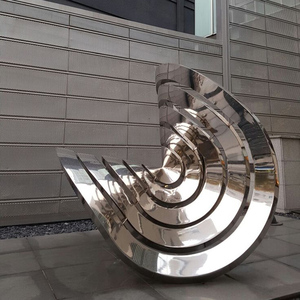 定制大型户外不锈钢地标雕塑 - Product Image 5